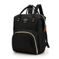 Large Capacity Canvas Mummy Bag Multifunctional Baby Bottle Thermal Insulation Travel Storage Bag Fashion Mummy Bag Hanging Bag