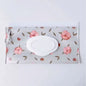 1pcs Wet Wipe Bag EVA Reusable Cosmetic Pouch Stroller Accessories Portable Wipes Holder Case Flip Cover Snap-Strap Tissue Bag
