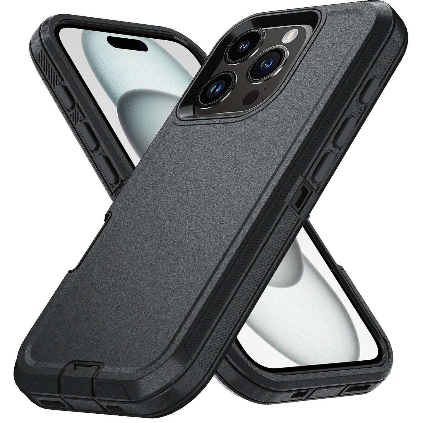 Armor Shockproof Defender Phone Case For iphone 11 12 13 14 15 Pro Max X XS XR XSMAX 7 8 Plus SE2 SE4 Hard PC+TPU Back Cover valor