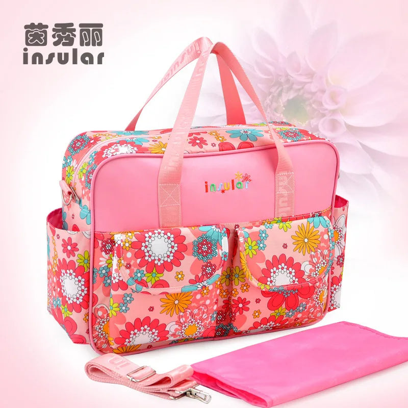 New Style Waterproof Diaper Bag Large Capacity Messenger Travel Bag Multifunctional Maternity Mother Baby Stroller Bags