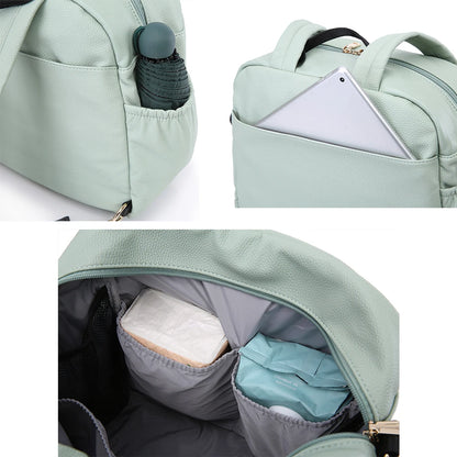 Soboba Diaper Bag for Newborn Baby Solid Multi-functional Waterproof Maternity Changing Bag for Baby Care Stroller Bag Fashion