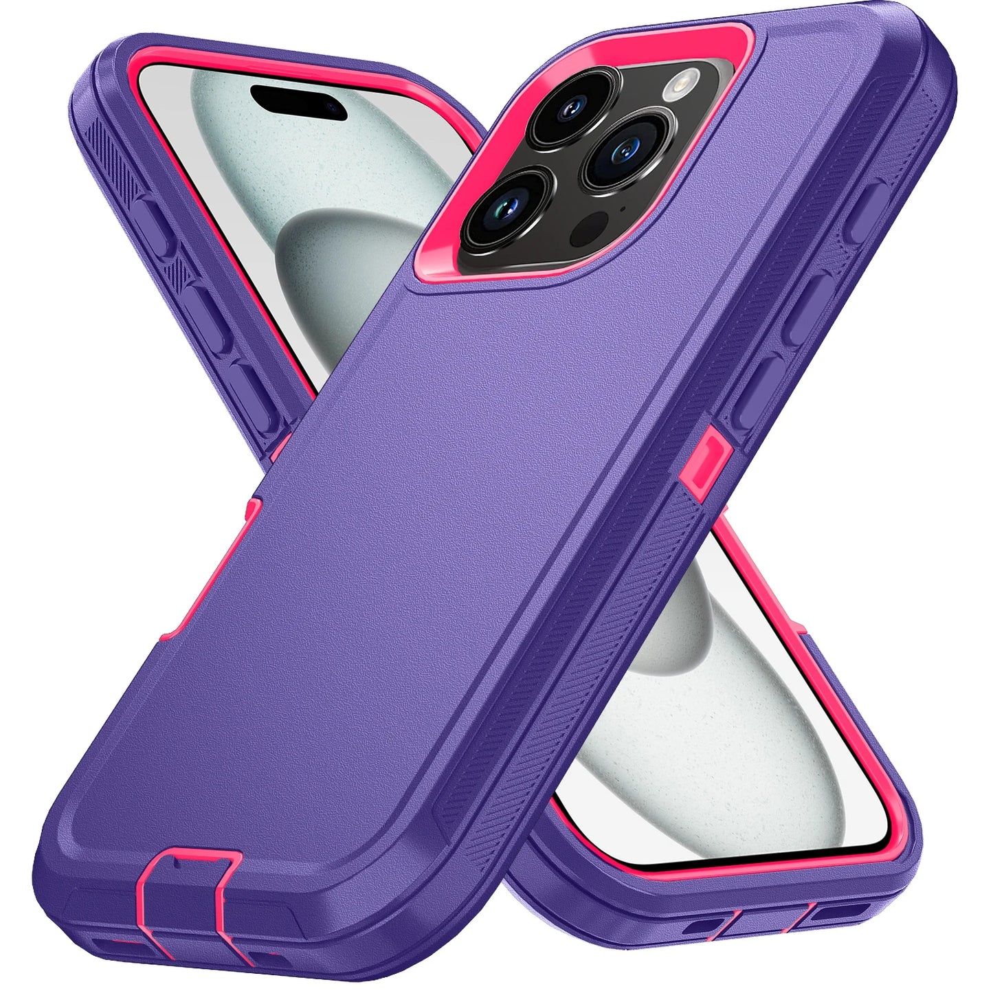 Armor Shockproof Defender Phone Case For iphone 11 12 13 14 15 Pro Max X XS XR XSMAX 7 8 Plus SE2 SE4 Hard PC+TPU Back Cover valor