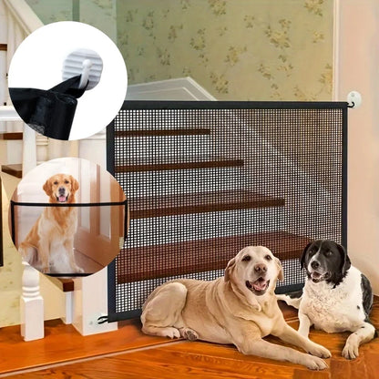 Tela de Proteção Removível para Pets — Barreira para Portas, Escadas e Ambientes
