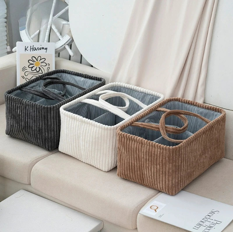 Customized Name Baby Diaper Bag Infant Nursery Basket Portable Mom Bag for Changing Table & Car Baby Shower Gift for Boy & Girl
