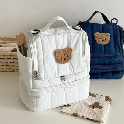 Portable Lightweight Mummy Backpack Maternity Packages Diaper Bag Nappy Organizer Baby Care Milk Bottle Thermal Insulated Bag