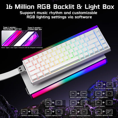 Teclado Gamer AULA HERO 68HE — Switch Magnético, Rapid Trigger 8K, RGB, Wired
