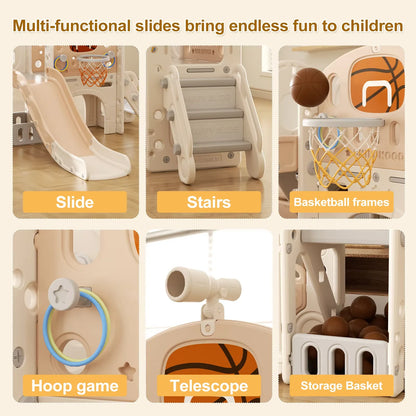 Baby slide Home Storage Slide Children's Indoor Home  Multifunction Park Baby Family Amusement Swing Playground