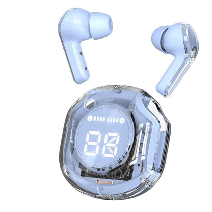 Fones De Ouvido Sem Fio Bluetooth Controle De Toque HiFi Stereo Noise Reduc Microfone À Prova D'água De Baixa Latê