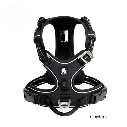 Peitoral Truelove Fashion para Cães — Nylon Refletivo, Acolchoado, Vest de Treino