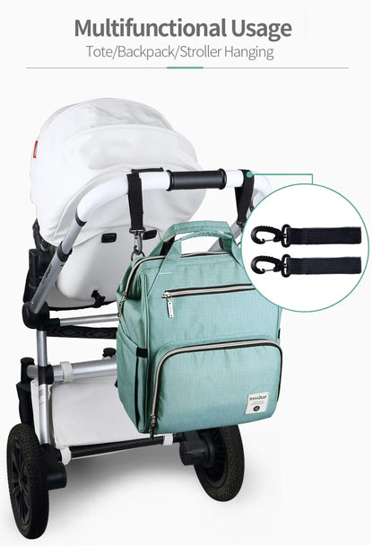 Insular New Fashion Mummy Maternity Nappy Bag Large Capacity Baby Diaper Bags Travel Backpack Designer Nursing Bag For Baby Care