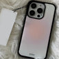 Korean Ins Stylish Gradient Print Soft Cute Phone Case For iPhone 17 16 15 14 13 12 11 Pro XR XS X Max 8 7 Plus Y2K Kawaii Cover