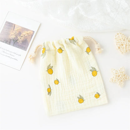 String Diaper Bag Baby Disposable Diaper Comfort Saliva Towel Storage Bag Handbag Baby Boys Girls Bottle Trolley Hanging Bag New