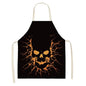 Skull pattern Aprons apron kitchen  women master apron  for kitchen Women kitchen apron for hairdresser