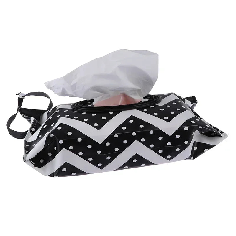 EVA Baby Wet Wipe Dispenser Bag Portable Refillable Flip Cover Wipe Pouch Reusable Travel Wet Wipe Pouch