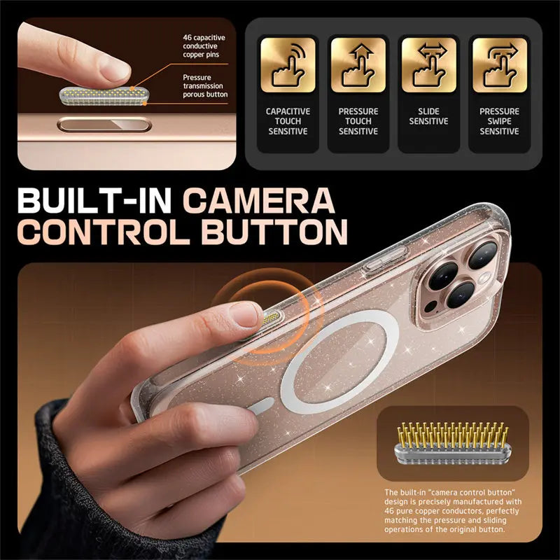 Capa SUPCASE UB Mag para iPhone 16 Pro — MagSafe | Botão Camera Control
