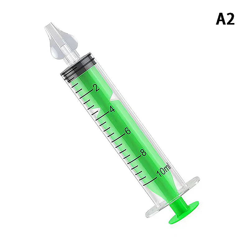 1PC 10ML Baby Syringe Silicone Nasal Aspirator Nasal For Baby Infant Safe Nasal Washer Needle Tube Cleaner Newborns Nose Cleaner