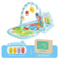 Baby Fitness Racket Piano Toy Newborn Baby Music Pedal Piano Fitness Equipment Soft Detachable Baby Climbing Mat Pedal Toy