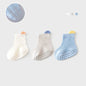 3 Pairs/lot RAISE 6 Colored Non-slip Baby Girl Sock Breathable Thin Infant Girl Cotton Socks Kids Mesh Socks Children's Sock Kit