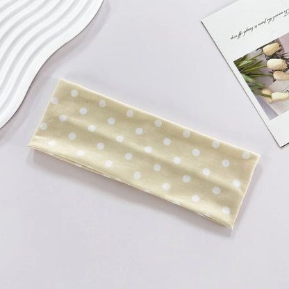 Tiara Larga Y2K Estilo Boho — Acessório de Cabelo para Yoga, Esporte e Dia a Dia