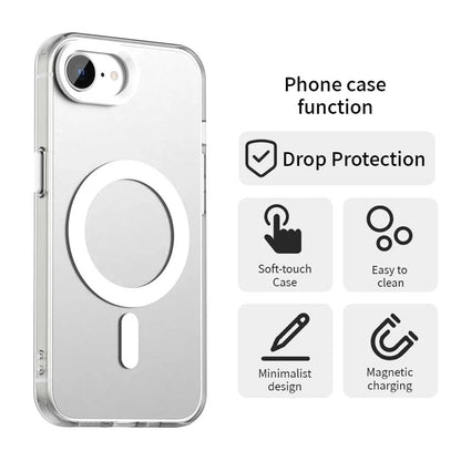 For iPhone 16E Case iPhone 16E Capas New Phone Bumper Shockproof Colour Wireless Charging Magnetic Matte Fundas iPhone 16E