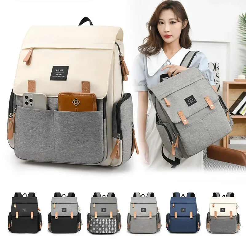 Baby Nappy Bag Mummy Diaper Bag Backpack Waterproof Storage Handbag Outdoor Travel Mommy Maternity Bag For Baby Stuff