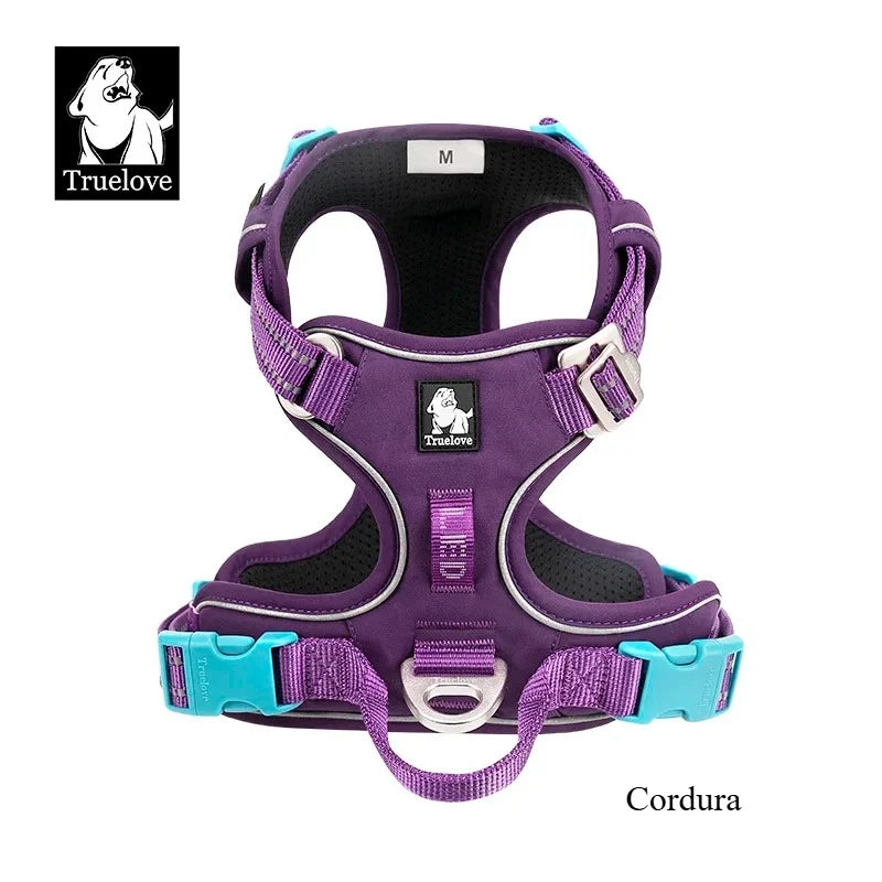 Peitoral Truelove Anti-Puxada TLH5654 — Nylon Refletivo, Ajustável, Confortável
