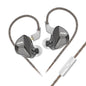 CCA FLA metal com fio fone de ouvido no monitor de alta fidelidade fones graves esporte jogo música dj dinâmico Ear hanging type