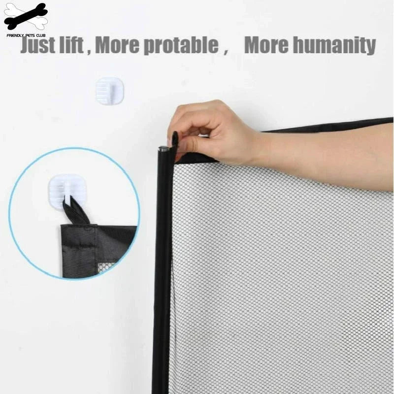 Tela de Proteção Removível para Pets — Barreira para Portas, Escadas e Ambientes