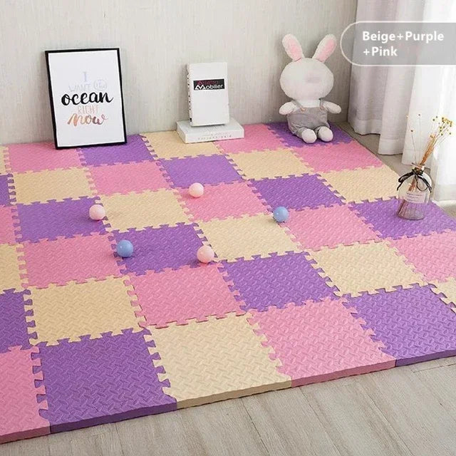 30cm Baby Foam Crawling Mat Children EVA Educational Toys Kids Soft Floor Game Mat Chain Fitness Brick Gym Game Carpet Kid Room