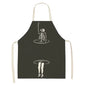 Skull pattern Aprons apron kitchen  women master apron  for kitchen Women kitchen apron for hairdresser
