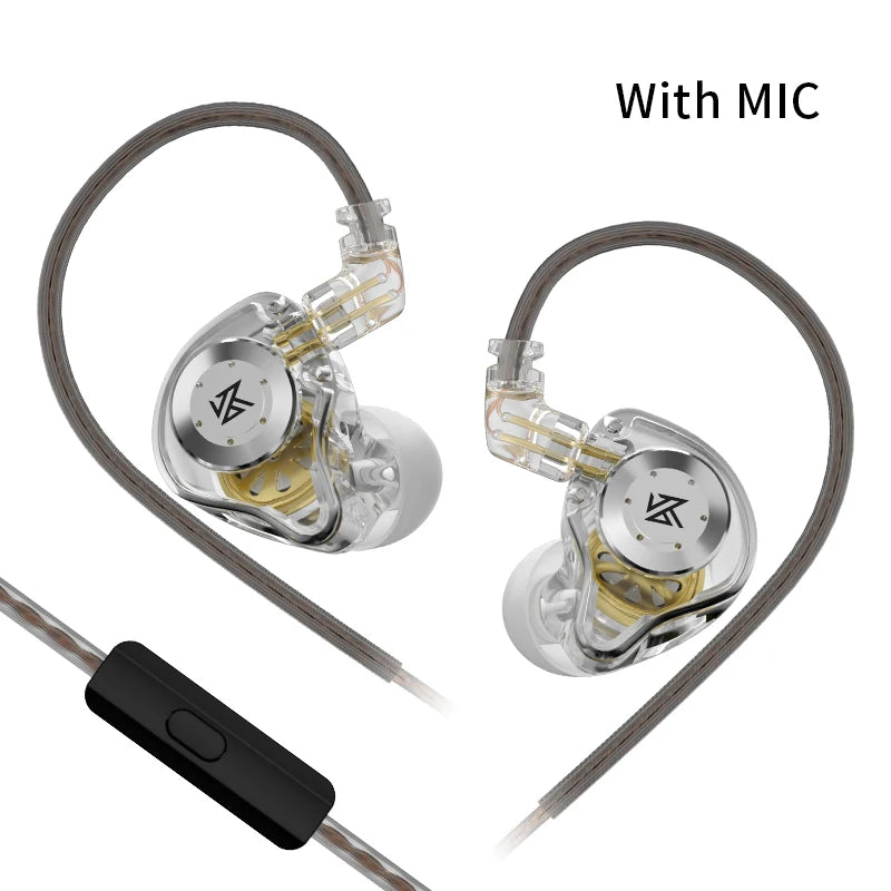 KZ EDX pro Fones de ouvido Bass In Ear Monitor Fones de ouvido Esporte com cancelamento de ruído HIFI Fone de ouvido Nova chegad