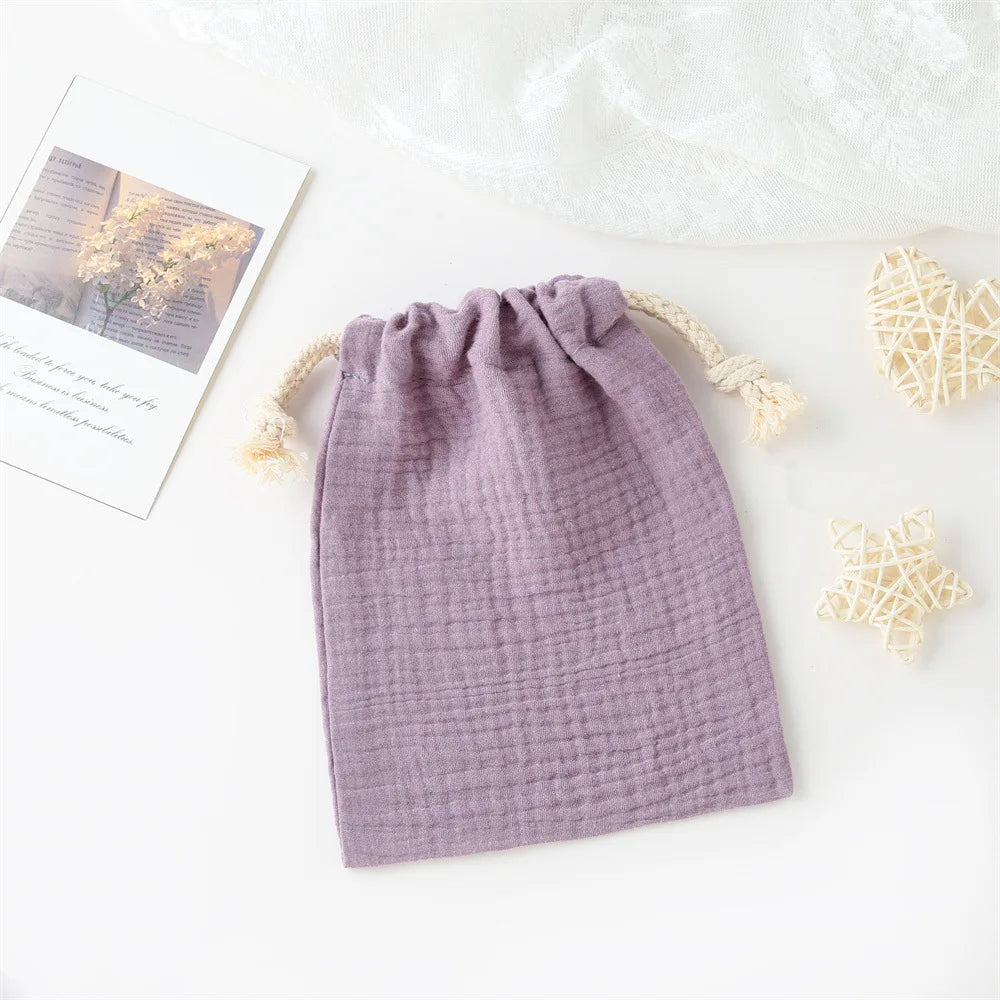 String Diaper Bag Baby Disposable Diaper Comfort Saliva Towel Storage Bag Handbag Baby Boys Girls Bottle Trolley Hanging Bag New