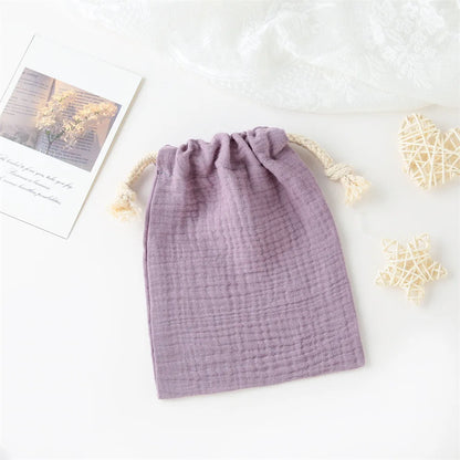 String Diaper Bag Baby Disposable Diaper Comfort Saliva Towel Storage Bag Handbag Baby Boys Girls Bottle Trolley Hanging Bag New