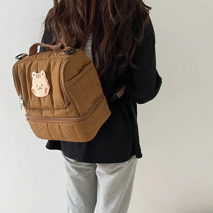 Portable Lightweight Mummy Backpack Maternity Packages Diaper Bag Nappy Organizer Baby Care Milk Bottle Thermal Insulated Bag