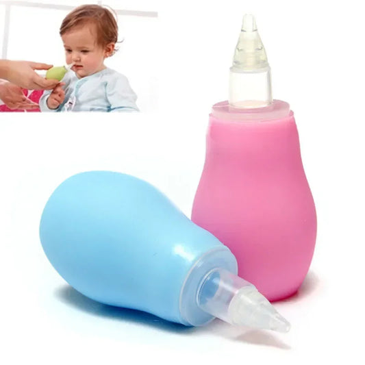 Aspirador Nasal de Silicone para Recém-nascido – Sucção a Vácuo Segura