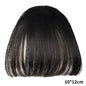 Franja Posticía com Clip — Cabelo Sintético Natural Resistente ao Calor