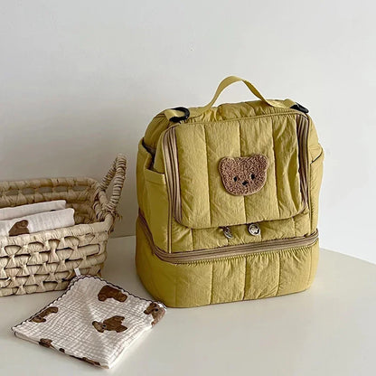 Portable Lightweight Mummy Backpack Maternity Packages Diaper Bag Nappy Organizer Baby Care Milk Bottle Thermal Insulated Bag