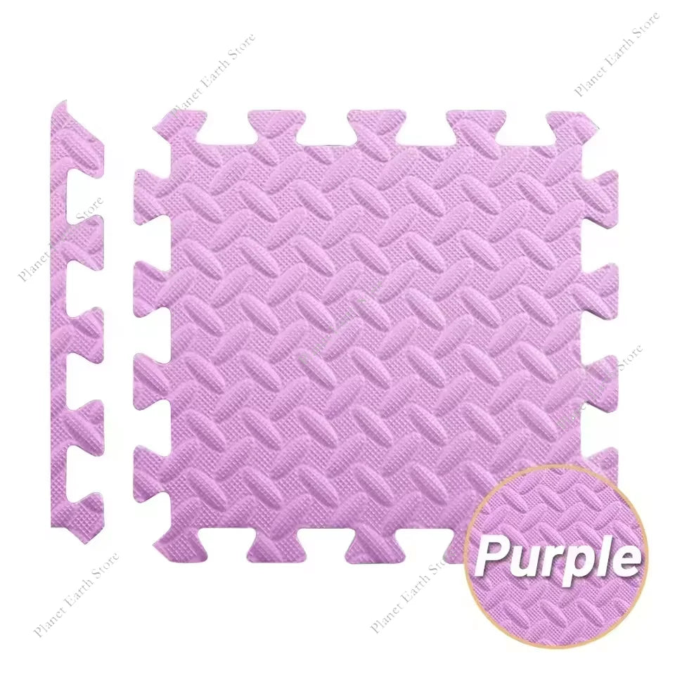 12Pcs Eva Foam Mat Baby Foam Play Mat Interlocking Foam Tiles Non-Slip Foam Floor Mat Gym Puzzle Sports Floor Mat Home 30*30*1CM
