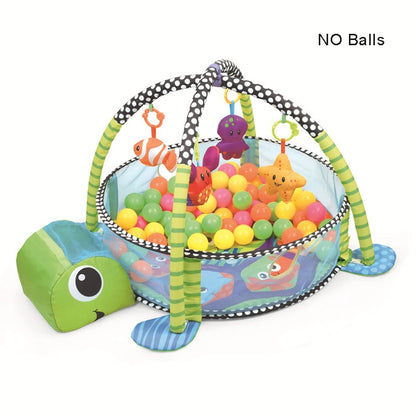 Baby Fitness Frame Crawling Blanket Play Mat Fence Crawling Mat With Cloth Book Infant Rug Enlightenment Toys Game Mat Gift