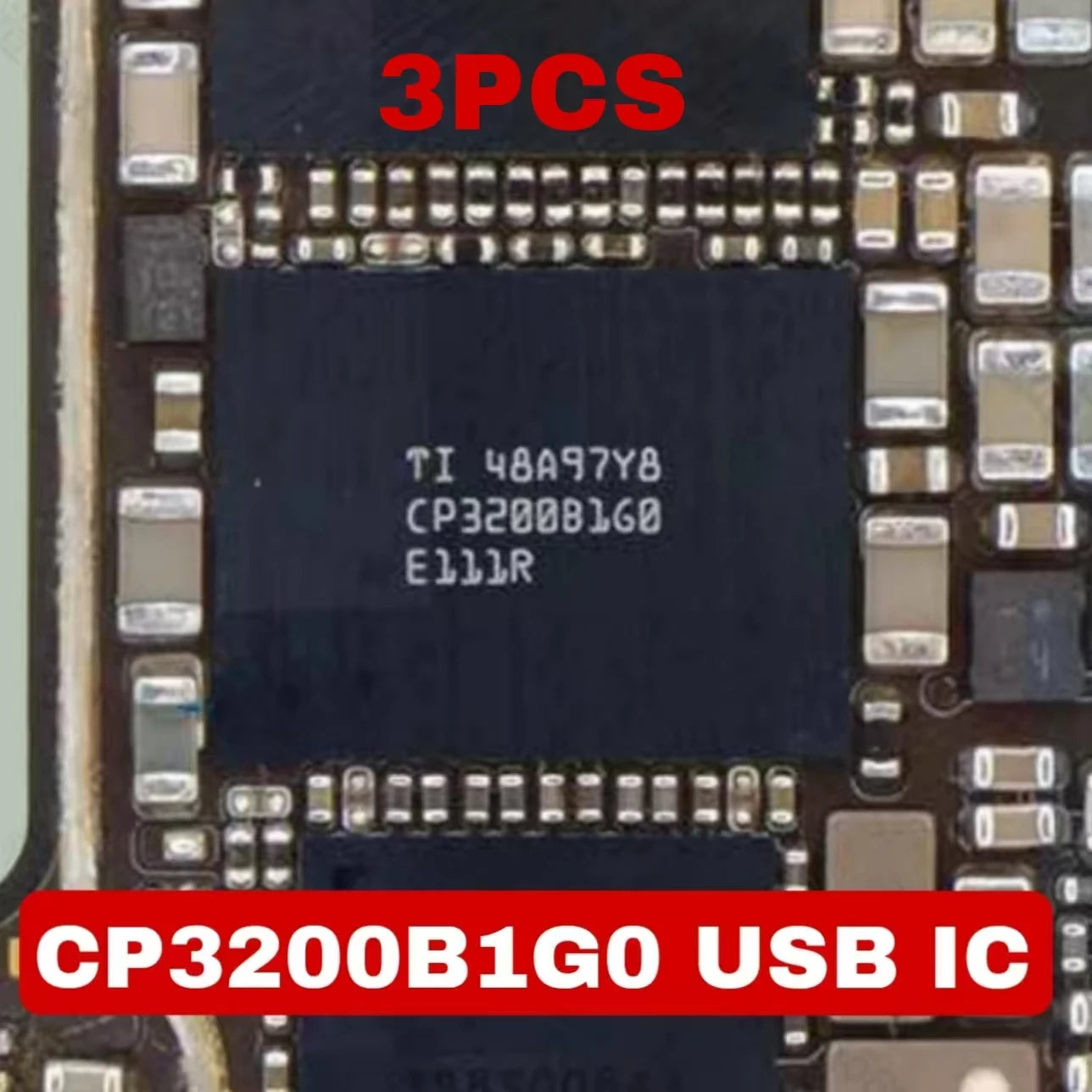 1-3PCS CP3200B1G0 U9500 USB Charging IC Chip For iPhone 16 iPhone 16 Plus iPhone 16 Pro iPhone 16 Pro Max Chipset
