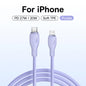 Cabo USB-C Baseus 20W — Carga Rápida para iPhone, iPad e MacBook | 1,2m ou 2m