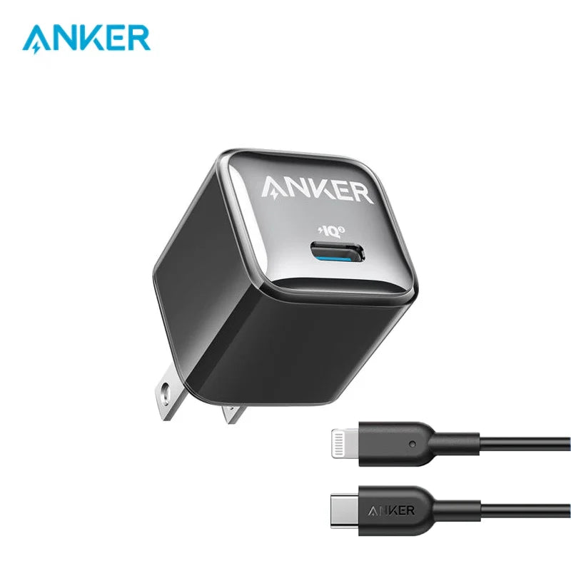 Carregador Anker 20W Nano Pro 511 — USB-C Carga Rápida para iPhone 12, 13 e 14