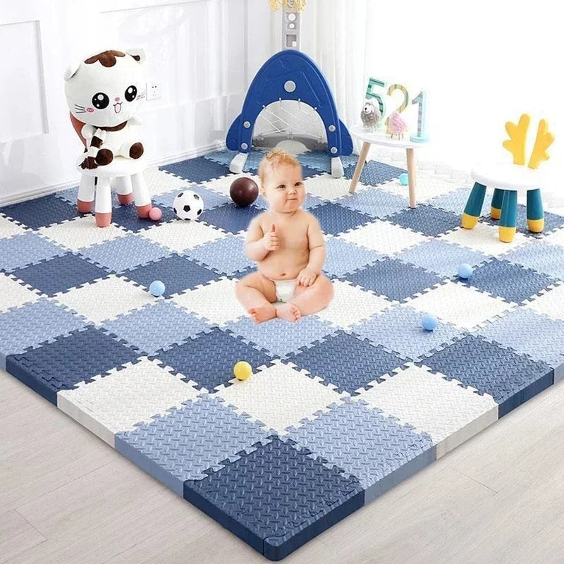 30cm Baby Foam Crawling Mat Children EVA Educational Toys Kids Soft Floor Game Mat Chain Fitness Brick Gym Game Carpet Kid Room