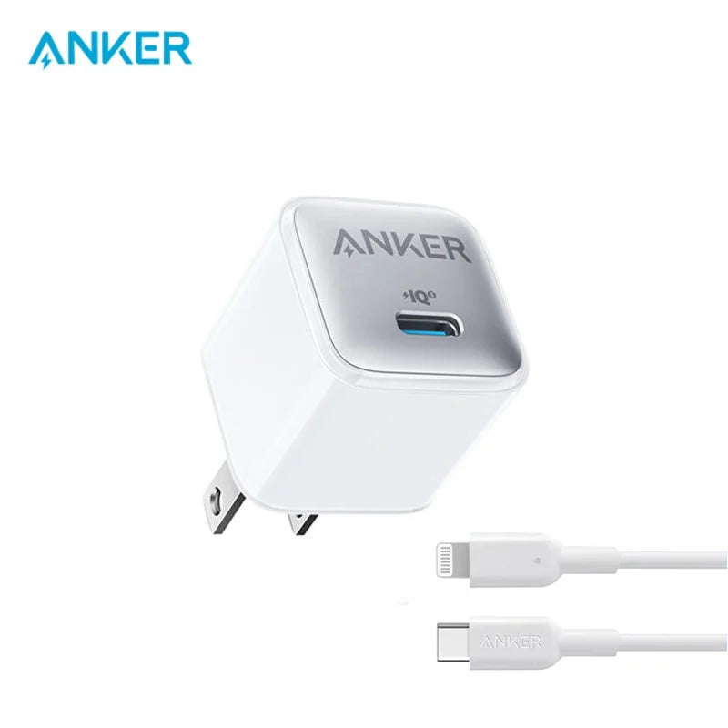Carregador Anker 20W Nano Pro 511 — USB-C Carga Rápida para iPhone 12, 13 e 14