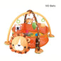 Baby Fitness Frame Crawling Blanket Play Mat Fence Crawling Mat With Cloth Book Infant Rug Enlightenment Toys Game Mat Gift