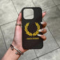 F-Fred Luxuxy Perry For IPhone 17 16 15 Plus Pro Max 12 14 Plus 11 13 Wave Corrugated Stripe Funda Phone Cover