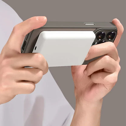 Capa Magnética de Luxo Fosca Translúcida — iPhone 11 ao 17 | MagSafe | Antichoque