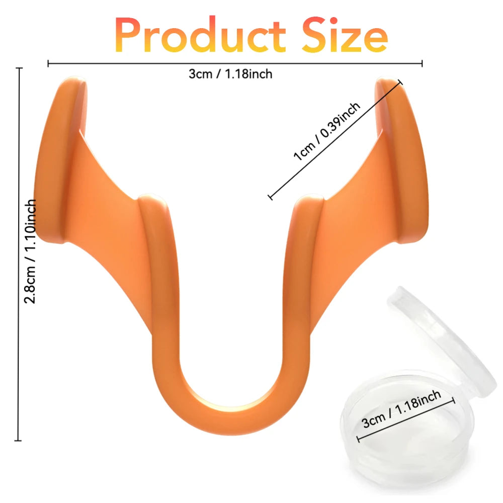 Clip Nasal de Silicone Antirronco — Dilatador Nasal para Respirar Melhor e Dormir Bem