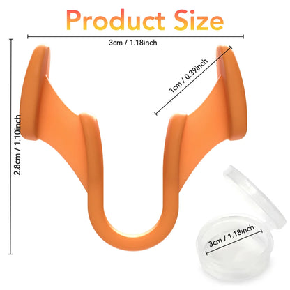 Clip Nasal de Silicone Antirronco — Dilatador Nasal para Respirar Melhor e Dormir Bem