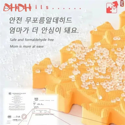 6Pcs 2.5cm Thick  Baby Play Mat Non-Toxic Foam Puzzle Floor Tiles Soft Comfortable Crawling Carpet Mat for Kids Bedroom EVA Mat
